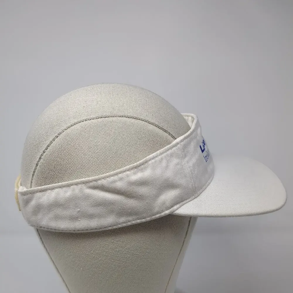 Lake/University Ireland Cancer Center Sun Visor Cap White OS Adjustable Nissun